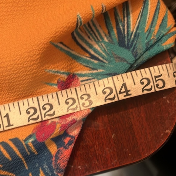 Flying Tomato Cropped Blouse Oversized 3/4 Sleeves V-Neck Wrap Top Size Small - Picture 9 of 9